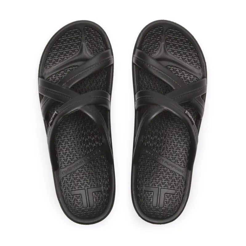 Mallory Arch Support Sandals - Midnight Black