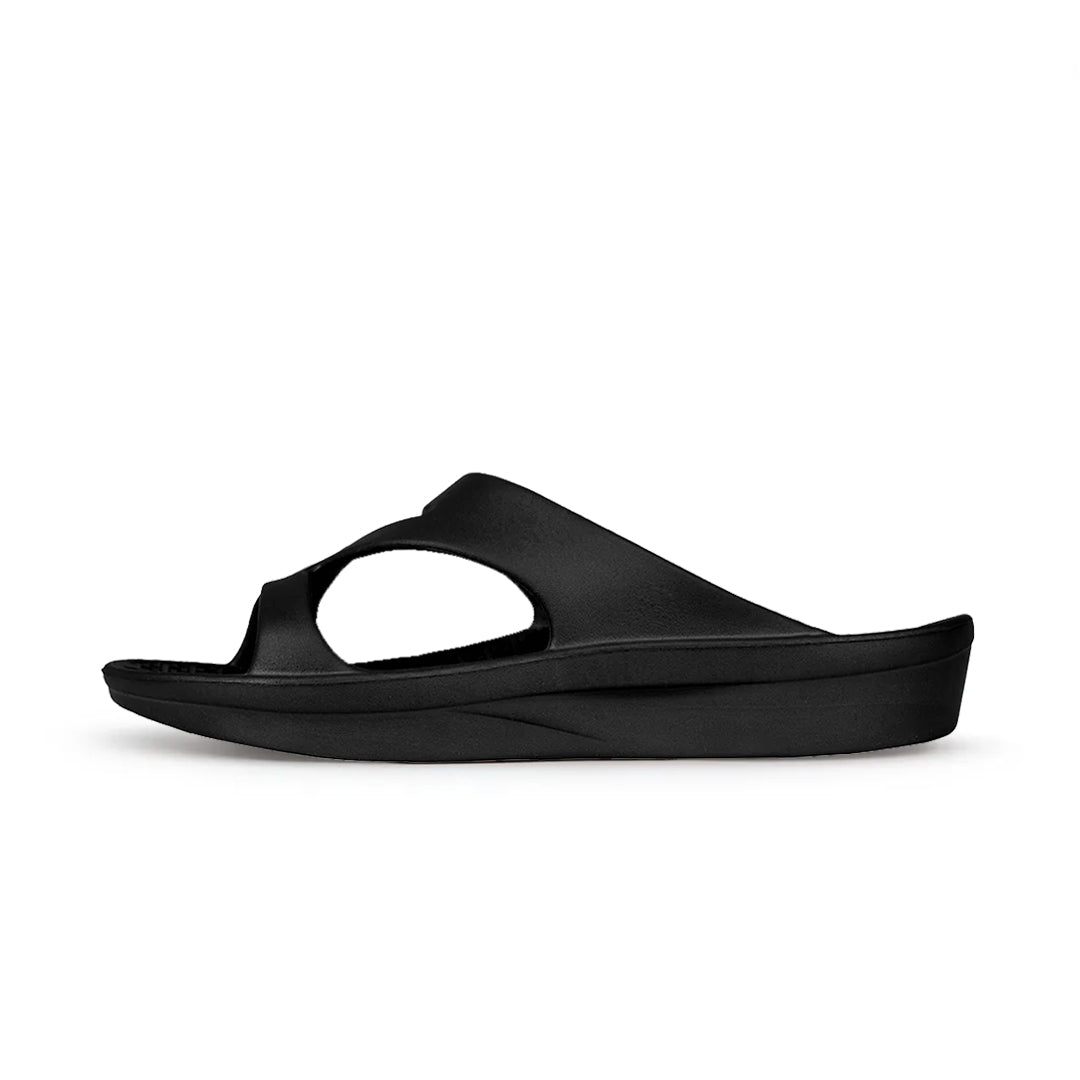 Z Strap Arch Support Sandals - Midnight Black