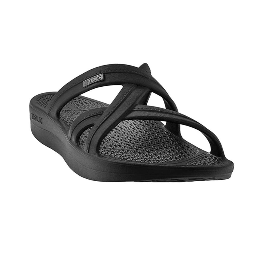 Mallory Arch Support Sandals - Midnight Black